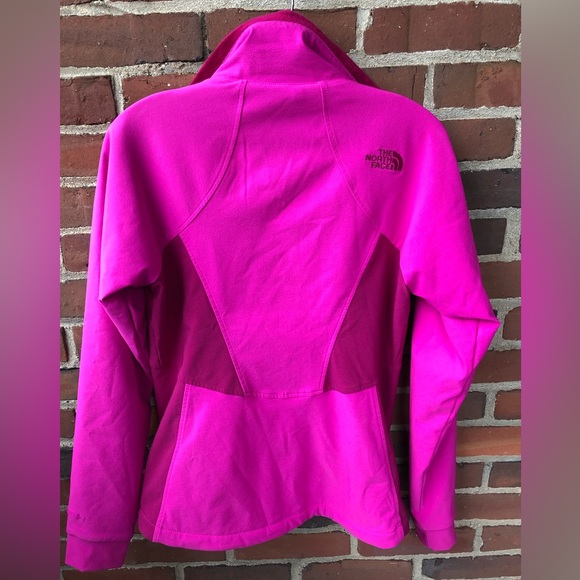 The North Face Women’s Soft Shell Fleece Jacket Size small Magenta - Picture 9 of 14